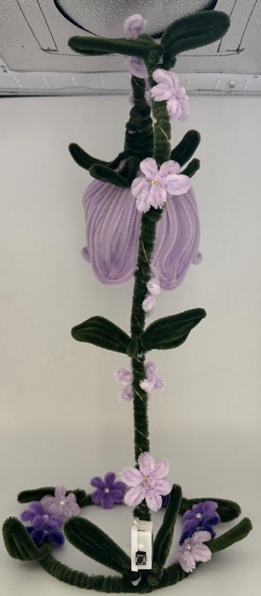 Lamp Pipe Cleaner Hand made Flower LED Lamp – Decorative Bedside Night Light
