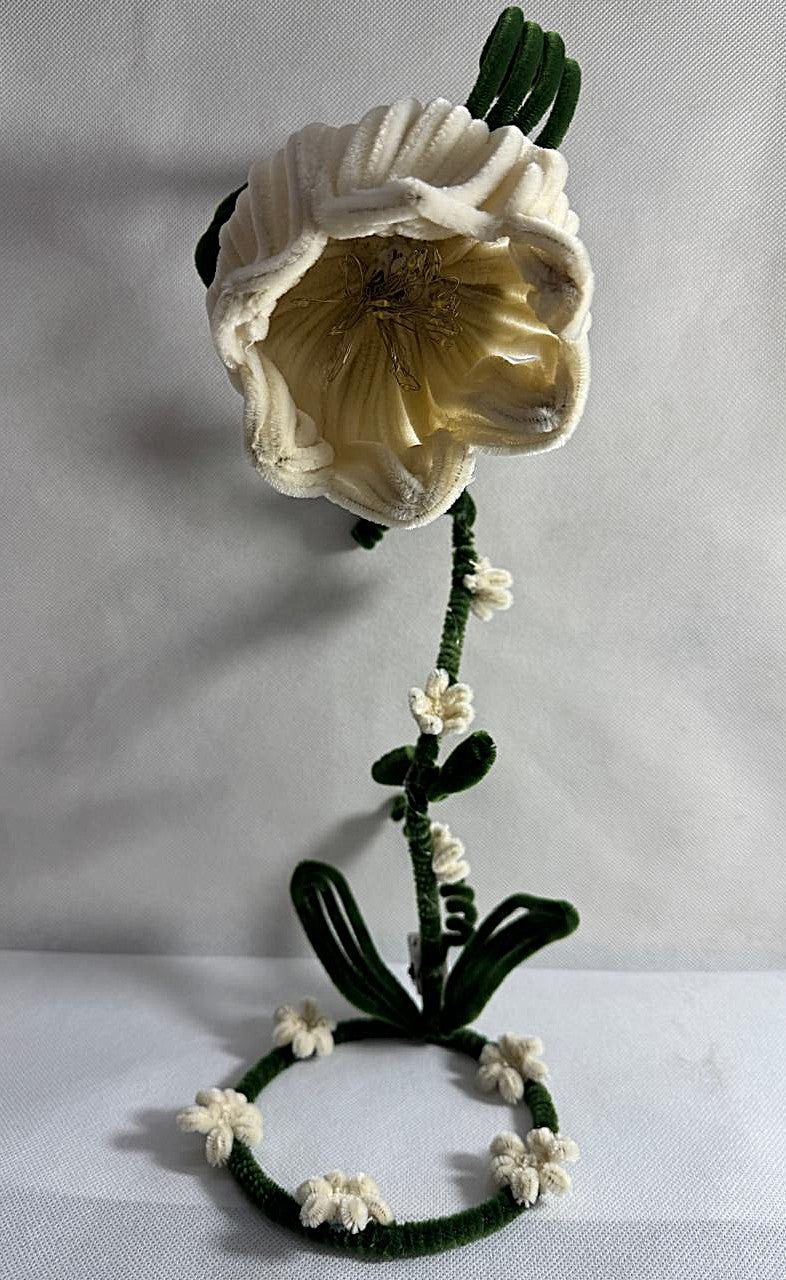 Lamp Pipe Cleaner Hand made Flower LED Lamp – Decorative Bedside Night Light