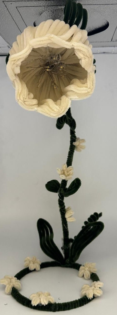 Lamp Pipe Cleaner Hand made Flower LED Lamp – Decorative Bedside Night Light
