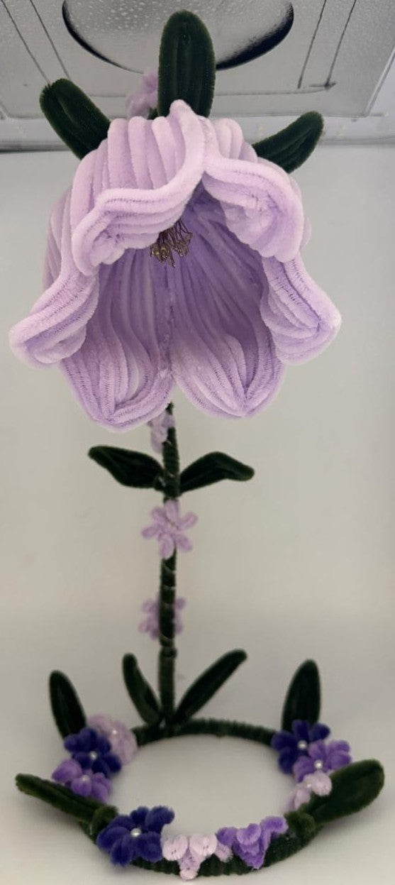 Lamp Pipe Cleaner Hand made Flower LED Lamp – Decorative Bedside Night Light